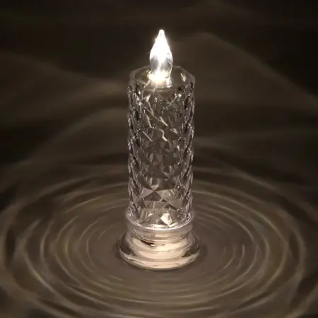 60C5ZYdRqb5NW4Q77uBVJ0yd8gMj2fzcNltaLGlZ.webp Decorative LED Crystal Candle Light – Flameless Flickering Candle for Home, Parties, Romantic Dinners & Festive Decoration (1 Pc) ( default, Free Size )
