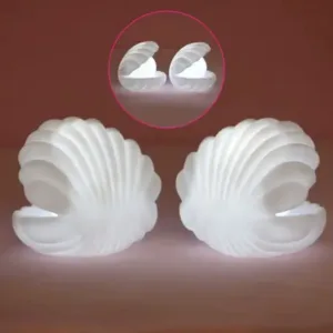 Pearl Shell Night Lamp Decorate Desk Lights Nursery Toy Lamp Led Pearl Shell Night Lights For Bedroom & Home ( default, Standard ).