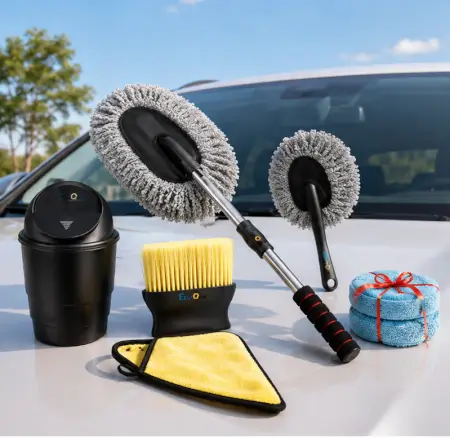 YQjxiauSCCYeVuJDInYIeBJb07lrsERWwsfh3yyC.webp 6-Piece Car Cleaning Kit – Microfiber Duster, Long Handle Brush, AC Vent Cleaner, Cleaning Cloth, Dustbin & Glass Cleaning Tablets ( default, OS )