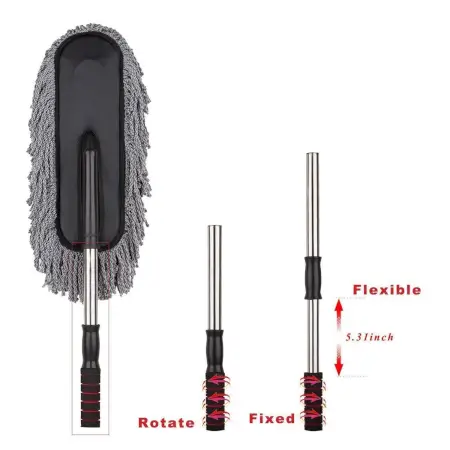 qu2vRVtRmOQsb2LbLr0Ibxqs725DQHowkX63noq5.webp Car Duster, Long Retractable / Soft / Non-Slip / Handle Multipurpose Microfiber Wash Brush Vehicle Interior and Exterior Cleaning Kit with for Car, Boats or Home ( default, Standard ).