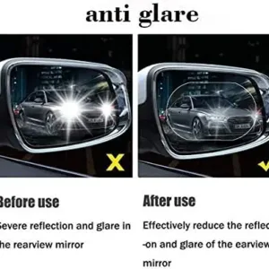 Anti-Fog Anti-Scratch Car Rearview Mirror Film (1 Pc) – Waterproof HD Protective Sticker for Safe Driving ( default, OS )