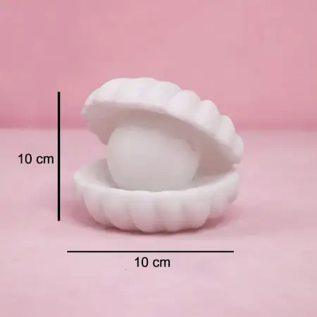 voSQmAlVt83Obz0G92fXJhzHtwSbvgQTLvvMoxbX.webp Pearl Shell Night Lamp Decorate Desk Lights Nursery Toy Lamp Led Pearl Shell Night Lights For Bedroom & Home ( default, Standard ).