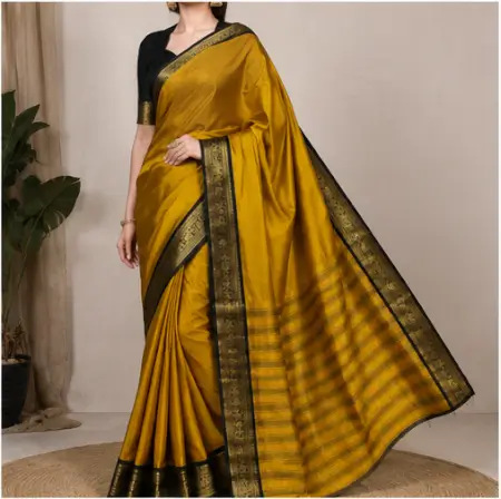 2BsyKKlprAy6SiaGgMpx0wbbOGhMWvlrJkjVV530.webp Special Paithani Silk Saree for Women with Art Silk Blouse Piece ( yellow, Free Size )