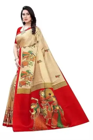 2fET2o1RGPRA952R6RzqwhWKjHyhAVuWhTwHVIiE.webp Women's Designer Art Silk Printed Saree with Separate Blouse Piece – Free Size, Elegant Party & Wedding Wear ( red, Standard ).