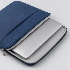 Lifestyle Laptop Sleeve for 15.6–16 Inch Laptop – Protective Laptop Bag with Charger Pouch, Premium Zipper & Soft Padding ( blue, OS )