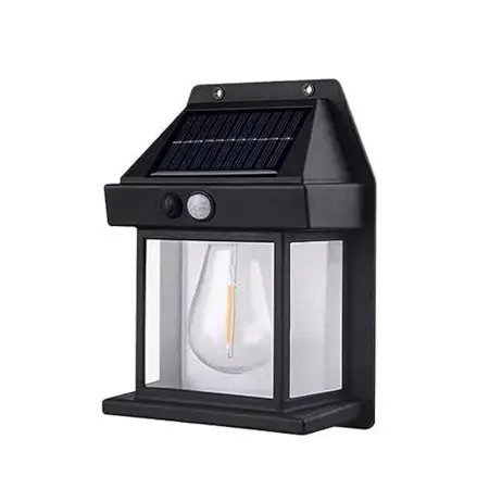 7OZRucUjIeZpKjzLZ2bTGTmvh5t6rmDFCOGgc9O4.webp Solar Wall Lights / Lamp Outdoor, Wireless Dusk to Dawn Porch Lights Fixture, Solar Wall Lantern with 3 Modes & Motion Sensor, Waterproof Exterior Lighting with Clear Panel (1 Pc ) ( default)