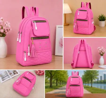 7l50AjYfuAPJuPBWKbZLtGmTt8i3cT9avbstCU1z-1.webp Women's PU Leather Handbag – Stylish Multi-Compartment Shoulder Tote Bag for Office, Travel & Daily Use ( pink, OS )