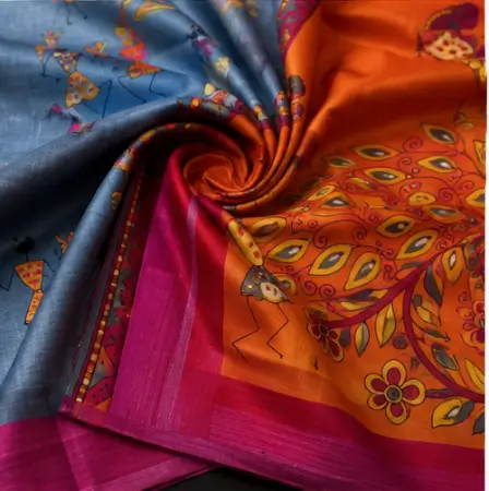 C1vG5xLANpms7vpjGLkBXaKMXhc0saIxs6AUIVV4-1.webp Silk Saree with Blouse, Khadi Silk Designer Printed Saree for Women,1 Pc ( grey, Free Size )
