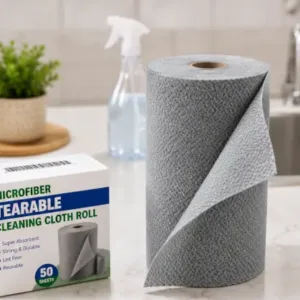 Microfiber Tearable Cleaning Cloth Roll – 20 Reusable Pull Sheets for Kitchen, Car & Home Cleaning ( default, OS )