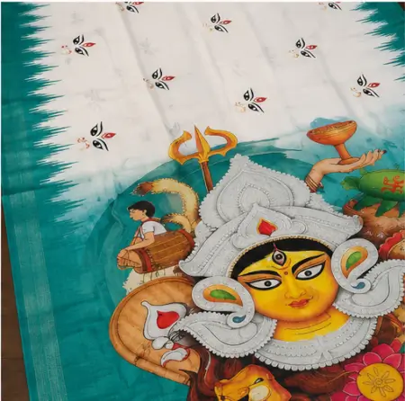 FLj1aRXfMij31JwsXZjrlZ0BvCdvubCiAnGFaa6A.webp Digital Print Cotton Linen Saree with Blouse ( blue, Free Size )
