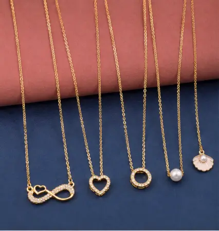 FvwcYdeAQcA0KjvMNX6opf7tC9s4EFQZF6Lss7tv.webp Elegant Gold-Plated Necklace Set – Combo of 5 CZ Chain Necklaces for Women & Girls ( gold, OS )