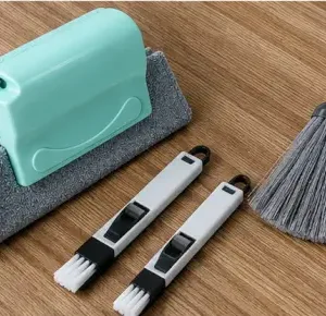 Magic Window Groove Cleaning Brush Set – 4-Piece Window Track, Sliding Door & Gap Cleaning Tool ( default, OS )
