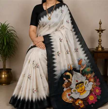 P1AUKw4LONfuH9Kovr8BshoA2bsIEyYKPFUHMeE0.webp Digital Print Cotton Linen Saree with Blouse ( black, Free Size )