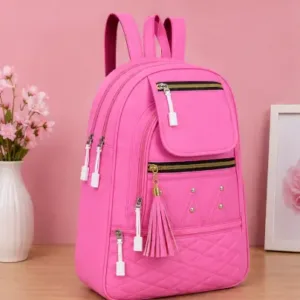 Women's PU Leather Handbag – Stylish Multi-Compartment Shoulder Tote Bag for Office, Travel & Daily Use ( pink, OS )