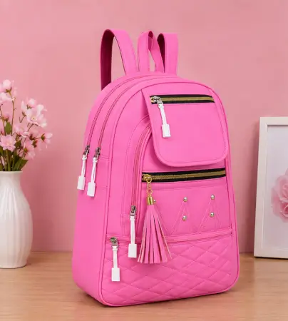 RhckI5gEAeT2Si1gvMOXFCNqE1BGZuSwKZz9DO2x-1.webp Women's PU Leather Handbag – Stylish Multi-Compartment Shoulder Tote Bag for Office, Travel & Daily Use ( pink, OS )