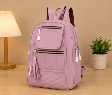 VHlcfCGS4z3DdPTbdBbdo2MpfcPKT9GJnvzLSVg3-1.webp Women's PU Leather Handbag – Stylish Multi-Compartment Shoulder Tote Bag for Office, Travel & Daily Use ( Dark Pink, OS )
