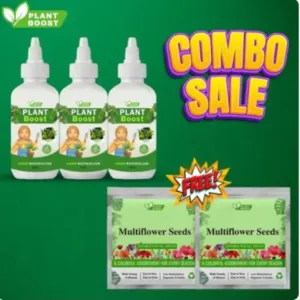 COMBO DEAL PLANT BOOST WITH FLOWER SEEDS PACK OF 2 ( default, OS )