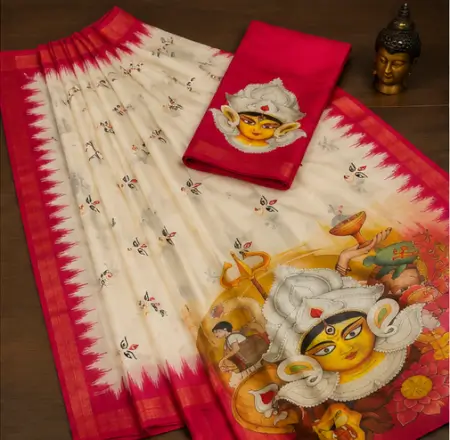 e0xSNySfFX7wQH9HbJdHwPdcTLkvKjwMKYi760j1.webp Digital Print Cotton Linen Saree with Blouse ( pink, Free Size )