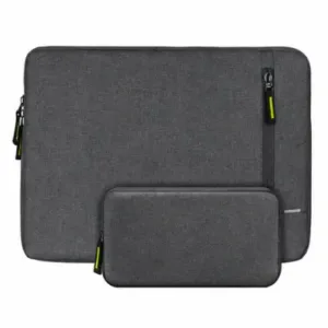 Lifestyle Laptop Sleeve for 15.6–16 Inch Laptop – Protective Laptop Bag with Charger Pouch, Premium Zipper & Soft Padding ( grey, OS )