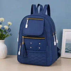 Women's PU Leather Handbag – Stylish Multi-Compartment Shoulder Tote Bag for Office, Travel & Daily Use ( blue, OS )