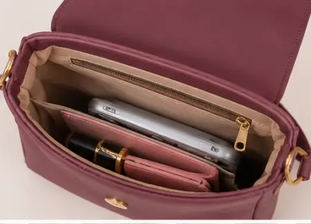 gDfk8YgFUmbOG43OPAm8nrtY05oxL23zcsx5wZq6-1.webp Women's PU Leather Sling Bag – Stylish Crossbody Shoulder Bag with 2 Compartments for Daily Use ( Peach, OS )
