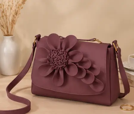 hEriEwxhprgYPUijDY1dENqTRN0tU4aJpDJDkBxe-1.webp Women's PU Leather Sling Bag – Stylish Crossbody Shoulder Bag with 2 Compartments for Daily Use ( Peach, OS )