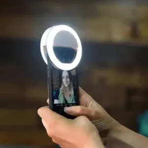 Pocket Mini Clip-On Selfie Ring Light with 36 LED for Smartphone Camera ( default, OS )