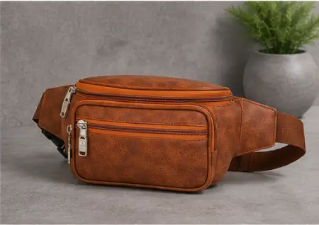 k404LXpihmuB9ON99izuVIQnIQF5iMvjEHk9G4x9-1.webp Bagzenia Leather Waist Bag for Men & Women – Water-Resistant Multi-Compartment Fanny Pack with Adjustable Belt for Travel, Mobile & Daily Essentials ( brown, OS )