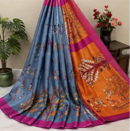li9tIQx59MgnPCfp95iu02ehxPcMMSe0DWD6kacw-1.webp Silk Saree with Blouse, Khadi Silk Designer Printed Saree for Women,1 Pc ( grey, Free Size )