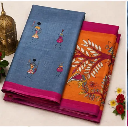 mSSBUfSOKwDtTqad0ZvLFAMsIMlGvcHGl4Uihrld-1.webp Silk Saree with Blouse, Khadi Silk Designer Printed Saree for Women,1 Pc ( grey, Free Size )
