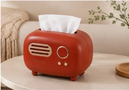 mzcuKPHOn4BytdJ2xsfUPdBGVZcnvA2LYn8Vo81X.webp Vintage Retro Tissue Box Holder – Dark Green Plastic Tissue Storage Organizer for Kitchen, Dining Table, Living Room & Office ( red, OS )