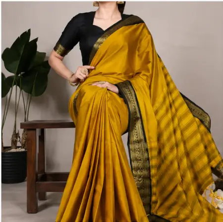 orlDYOYp0GEE00dsnJAafNCu7WgrApaSnQM7agyv.webp Special Paithani Silk Saree for Women with Art Silk Blouse Piece ( yellow, Free Size )