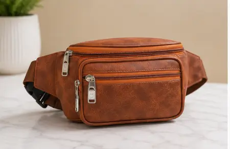 uHo6LRQ9lH4oaoTzZSBMtUTm2nsvZmBviamXkPzi-1.webp Bagzenia Leather Waist Bag for Men & Women – Water-Resistant Multi-Compartment Fanny Pack with Adjustable Belt for Travel, Mobile & Daily Essentials ( brown, OS )