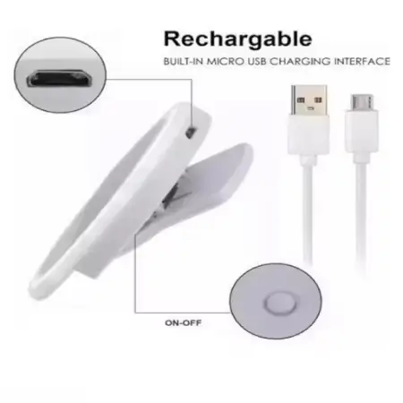 wL8N9dyMKbrt2kRMB9syySCCt2HECp0zctPJ5osd.webp Pocket Mini Clip-On Selfie Ring Light with 36 LED for Smartphone Camera ( default, OS )